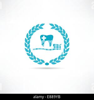 Zahn-Symbol Stock Vektor