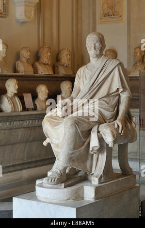 Kapitolinischen Museen Musei Capitolini Rom Italien Hall der Philosophen Stockfoto