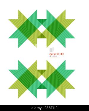 Bunte geometrische Formen abstrakte Linien für Wirtschaft / Technik-Hintergrund, Präsentation, Webdesign, Web-Layout, Design-Elemente Stock Vektor