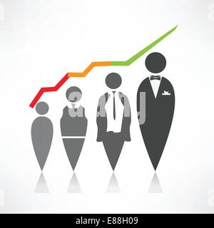 Business Personen-Symbol Stock Vektor