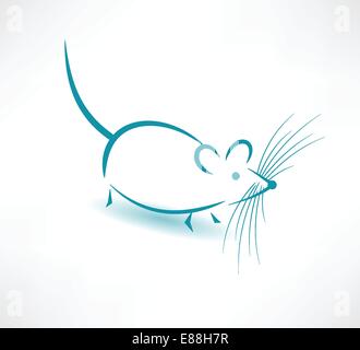 Maus-Symbol. Stock Vektor