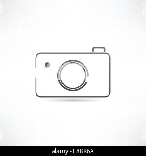 Einfach Kamera-Symbol Stock Vektor