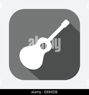 Gitarre-Symbol Stock Vektor