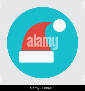 Santa Hüte Symbol Stock Vektor