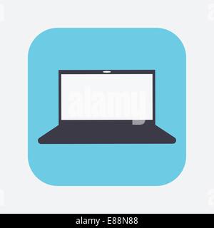 Laptop-Symbol Stock Vektor