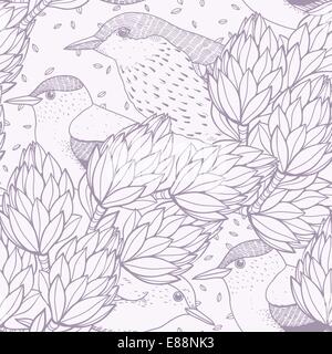 Vektor floral nahtlose Muster Stock Vektor