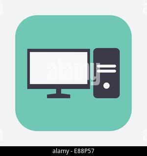PC-Symbol Stock Vektor