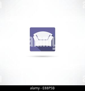 Sofa Möbel Stock Vektor