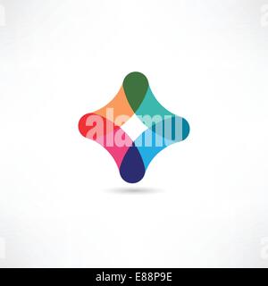 Farbige Abb. Stock Vektor