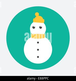 Schneemann-Symbol Stock Vektor