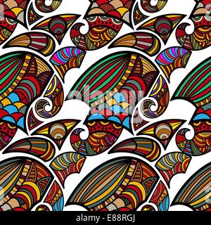 Nahtlose Textur mit einer Spirale Stock Vektor