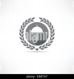 Schirmsymbol Stock Vektor