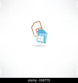 SIM-Symbol Stock Vektor
