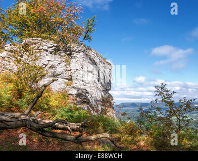 Herbst auf der Schwäbischen Alb Stockfoto