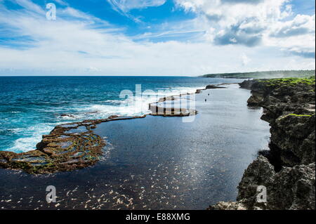 Mapu'a "eine Vaea Lunker, Tongatapu, Tonga, Südsee, Pazifik Stockfoto