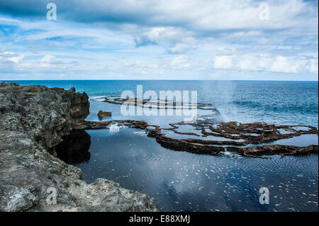 Mapu'a "eine Vaea Lunker, Tongatapu, Tonga, Südsee, Pazifik Stockfoto