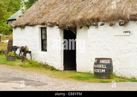 Giant Angus MacAskill Museum in Dunvegan High Street, Isle Of Skye. Stockfoto