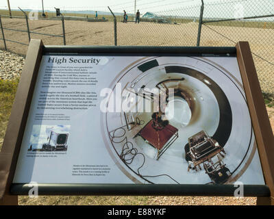 Delta-09 Startrampe für die Minuteman II Rakete, South Dakota, USA Stockfoto