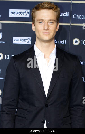 Zürich, Schweiz - 27. September 2014: Deutsche Schauspieler Alexander Fehling bei 10. Zurich Film Festival/Picture-alliance Stockfoto