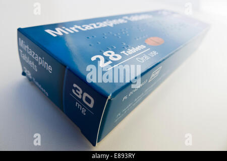 Mirtazapin 30mg Tabletten. Stockfoto