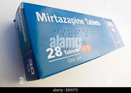 Mirtazapin 30mg Tabletten. Stockfoto