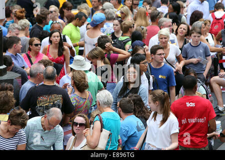 New York, USA, Menge Stockfoto