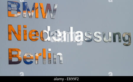 Berlin, Deutschland, schreiben die BMW Niederlassung in Berlin Stockfoto