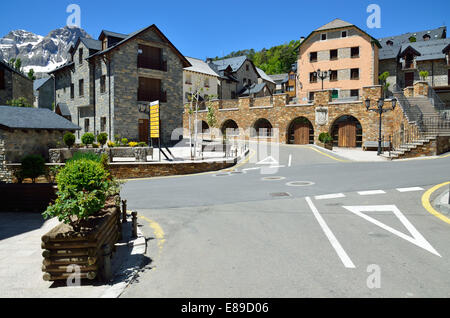 Spanische Mountain Resort Panticosa Stockfoto