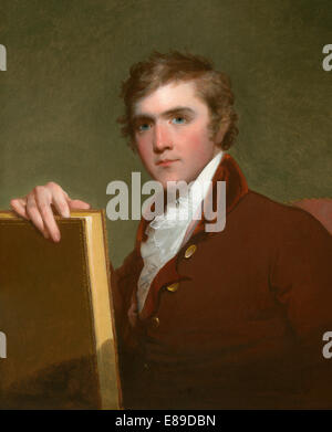 Gilbert Stuart (amerikanisch, 1755-1828), Horace Binney, Öl 1800, auf Holz Stockfoto