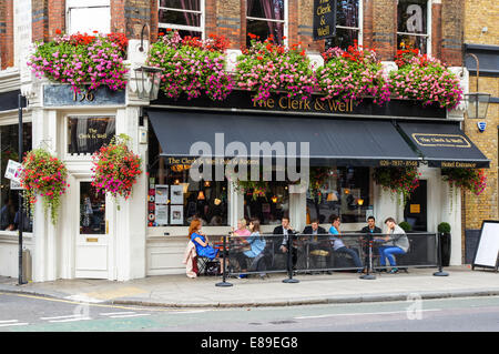 Die Schreiber und gut Restaurant, London England Vereinigtes Königreich UK Stockfoto