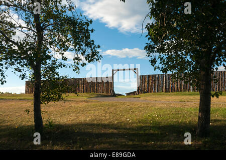 Elk203-6333 Kanada, Alberta, Calgary, Fort Calgary Stockfoto