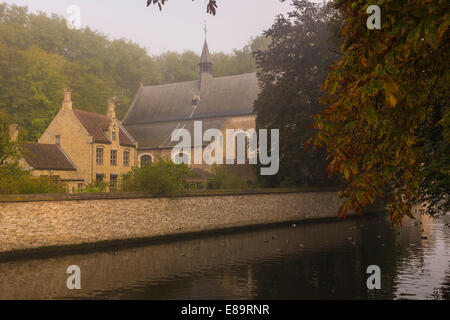 Das Begijnhof in Brügge ein ehemaliges Kloster Stockfoto