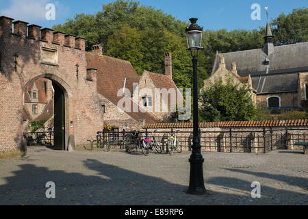 Das Begijnhof in Brügge ein ehemaliges Kloster Stockfoto