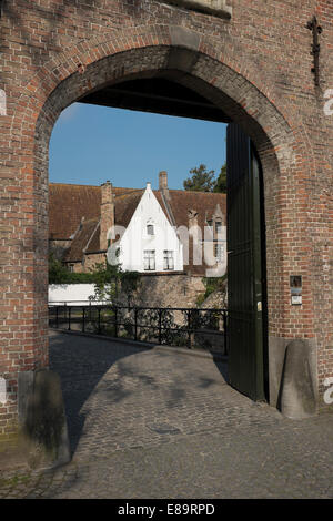 Das Begijnhof in Brügge ein ehemaliges Kloster Stockfoto