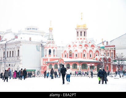 Kasaner Kathedrale am Roten Platz, Moskau, Russland Stockfoto