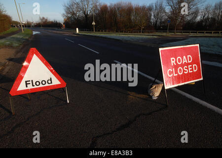 Überschwemmungen in Surrey Stockfoto