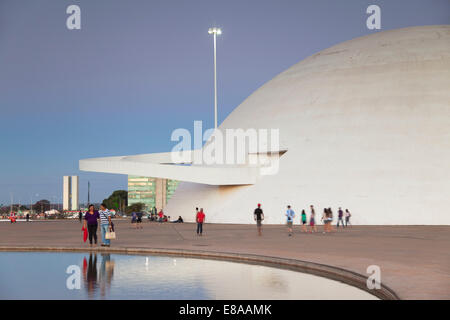 Nationalmuseum, Brasilia, Distrito Federal, Brasilien Stockfoto