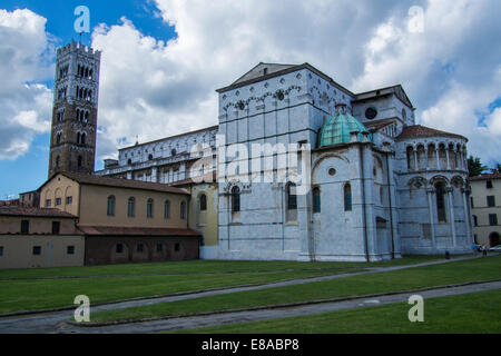 Der/Dom St. Martin in Lucca, Toskana, Italien. Stockfoto