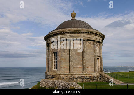 Mussenden Temple, bei Abfahrt Herrschaft, eine Denkmalschutz-Immobilie in Nordirland. Stockfoto