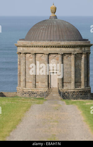 Mussenden Temple, beim Downhill Demesne, Nordirland. Stockfoto