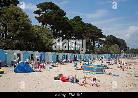 Avon Strand Mudeford Christchurch Dorset-England Stockfoto