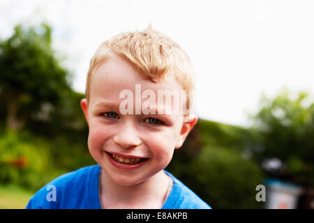 Junge, Lächeln, Porträt Stockfoto