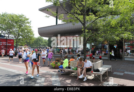 Billie Jean King National Tennis Center, Flushing Meadows, New York, USA. Stockfoto
