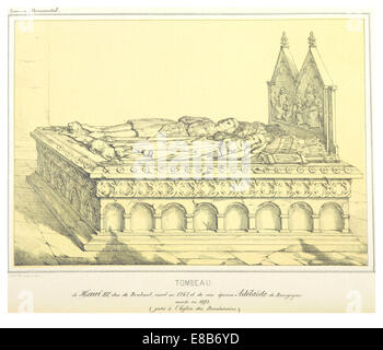 Diese 1860 entstandene Illustration aus Even präsentiert eine detaillierte Karte und Skizze, die Einblicke in den geographischen und historischen Kontext der Zeit bietet. Stockfoto