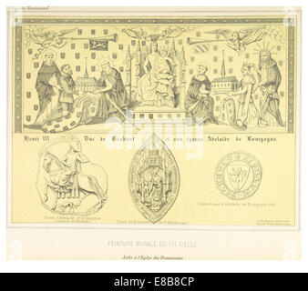 Diese 1860 Abbildung von Even's Registerkarte „Arbeitsfunktionen“. 53, eine detaillierte Skizze oder Karte, die einen Einblick in den Gegenstand der Publikation bietet, der sich wahrscheinlich auf geografische oder historische Themen bezieht. Stockfoto
