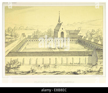 Diese 1860 Abbildung aus Eves Werk präsentiert Tab. 75, möglicherweise ein geologisches oder wissenschaftliches Diagramm, das für die Untersuchung von Mineralien oder geologischen Merkmalen der Zeit relevant ist. Stockfoto