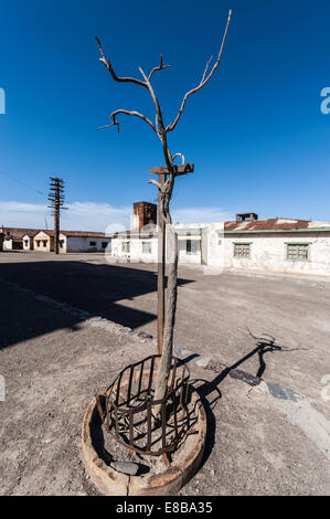 Verlassene Stadt Humberstone, Provinz Iquique, Chile. Stockfoto