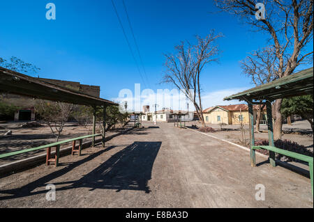 Verlassene Stadt Humberstone, Provinz Iquique, Chile. Stockfoto