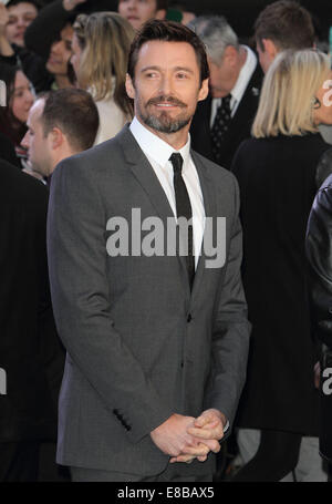 UK-Premiere von Noah im Odeon Leicester Square, London mit: Hugh Jackman Where: London, Vereinigtes Königreich bei: 31. März 2014 Stockfoto