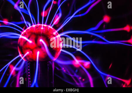 Abstrakte Plasma Ball Makro Stockfoto